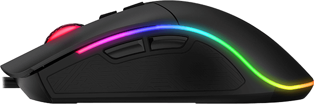 Mouse Gamer Skadi, Até 4.800 DPI's - RGB LED com Efeitos para Jogos Imersivos