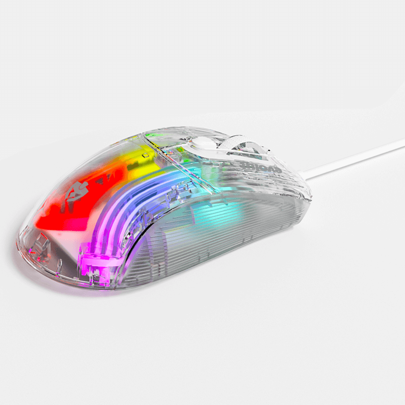 Mouse Gamer Lumini - Até 7200 DPI, RGB LED com 13 Efeitos, Sensor Óptico