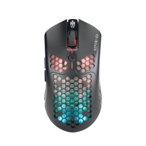 Mouse Keppni V2 PRO 12.000DPI RGB - Precisão extrema e personalização com botões programáveis para gamers exigentes