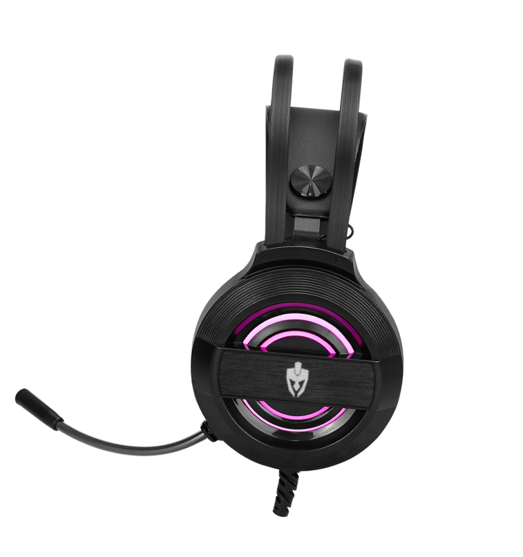 Headset Garen - Alto-Falante 50mm, Impedância 32Ω, Potência 30MW, LED Rainbow