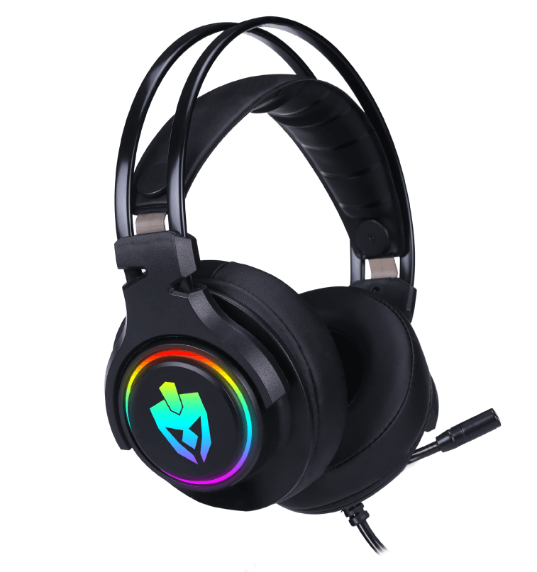 Headset Gamer Agni Pro - Sensibilidade 109dB, LED Rainbow, Impedância 20Ω±15%