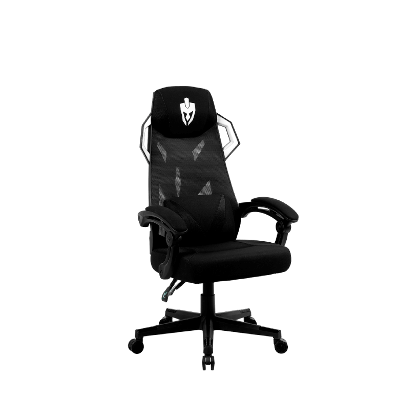 A Cadeira Gamer preta Resistente oferece durabilidade e estilo, suportando até 120kg, disponível em 4 cores, reclinável e com uma estrutura sólida de metal