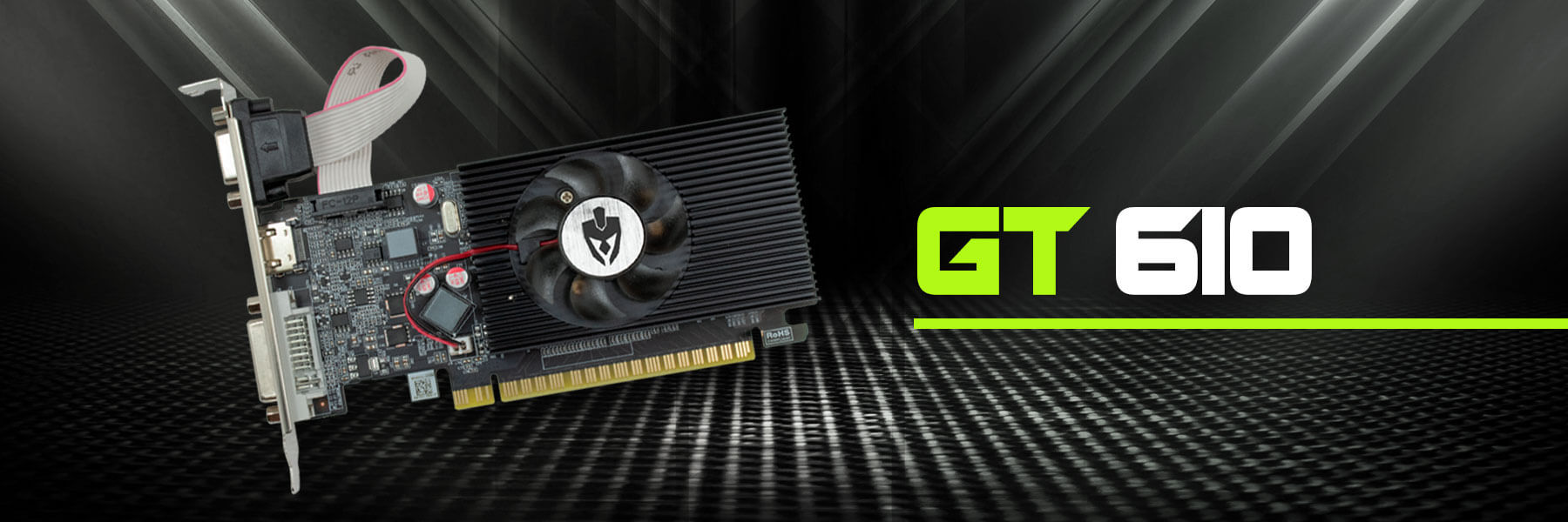 Placa de Vídeo GT 610 - Alto Desempenho Gráfico, 48 Stream Processors, Memória DDR3, 2GB